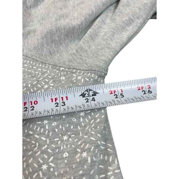 Eddie Bauer Legend Wash Sweatshirt Women’s 2XL Gray Geometric Print Crew Neck - Picture 10 of 12